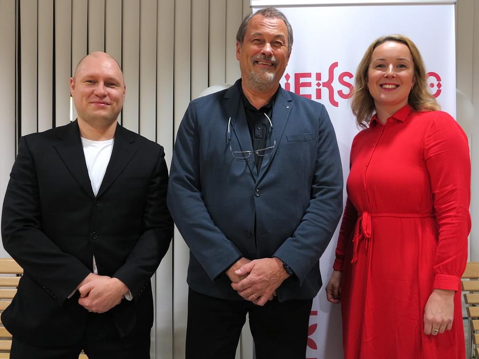 Lieksan kaupunginjohtajaksi hakeneista henkilöarviointien kautta kaupunginvaltuuston haastateltaviksi etenivät  Henri Tanskanen (vas.), Arto Sihvonen ja Pirre Seppänen. 