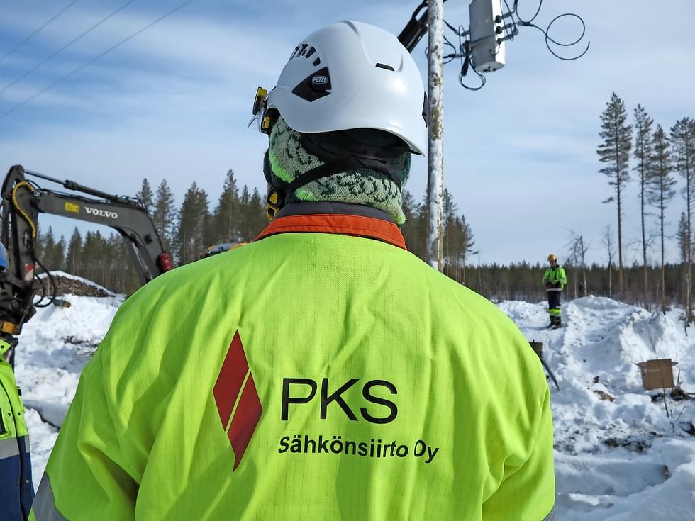 PKS Sähkönsiirron Urakkakartta näyttää yli 750 työmaata.