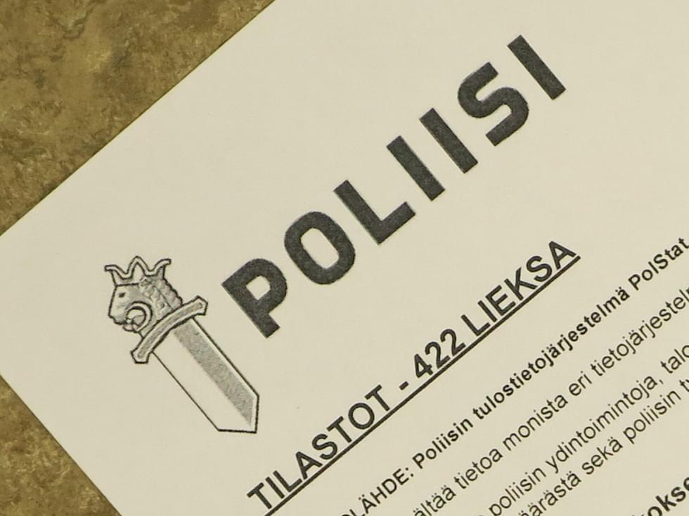 Poliisi tilastoi toimintansa tarkkaan Lieksassa ja muualla Itä-Suomen poliisilaitoksen toiminta-alueella.
