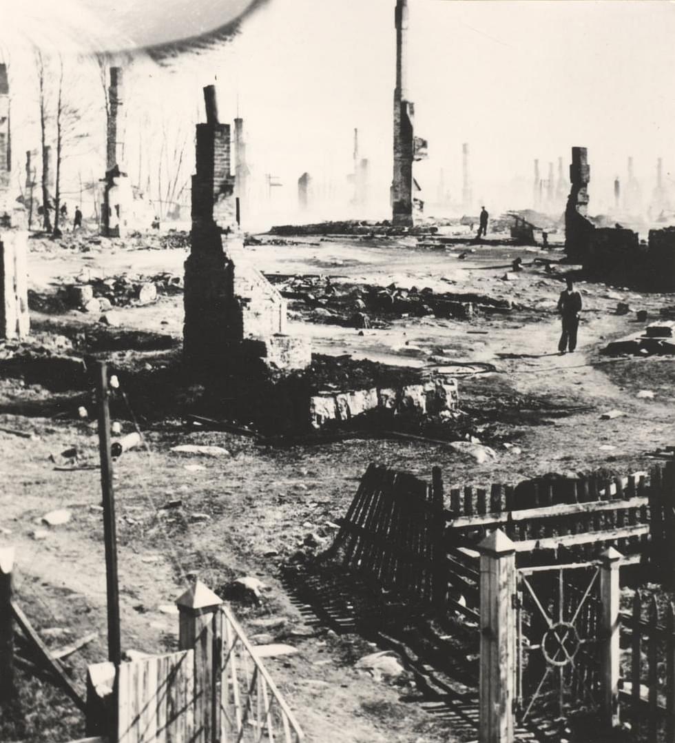 Lieksan palossa tuhoutui 70 rakennusta 9.5.1934.