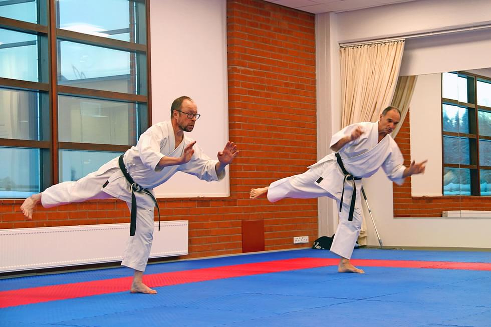 Jaakko Ratilainen ja Mario Broglin ovat innokkaita karaten harrastajia. He opettavat karatea Suomen Urheiluliitto (SUL) riveissä.