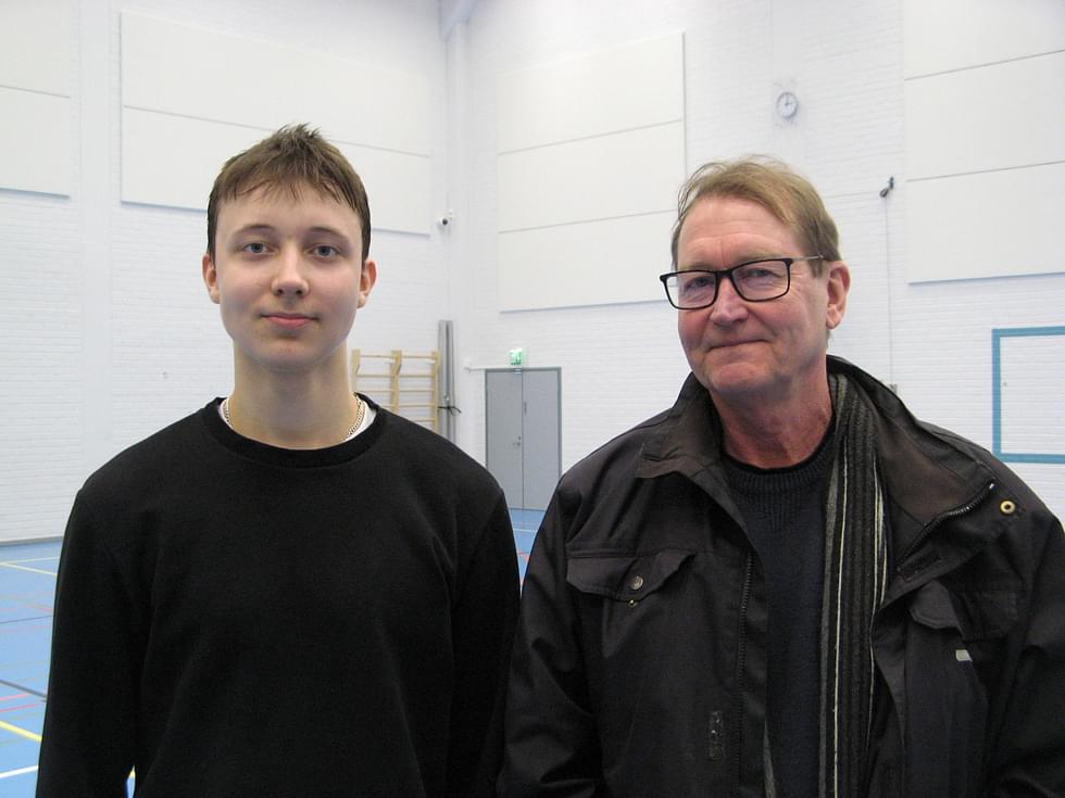 Ville Keronen ja hänen entinen valmentajansa ja opettajansa Jouko Huovinen kohtasivat viime viikonlopun matsissa.