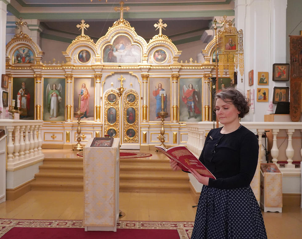 Darja Potkonen on toiminut Ilomantsin ortodoksisen kappeliseurakunnan kanttorina keväästä 2021 lähtien.