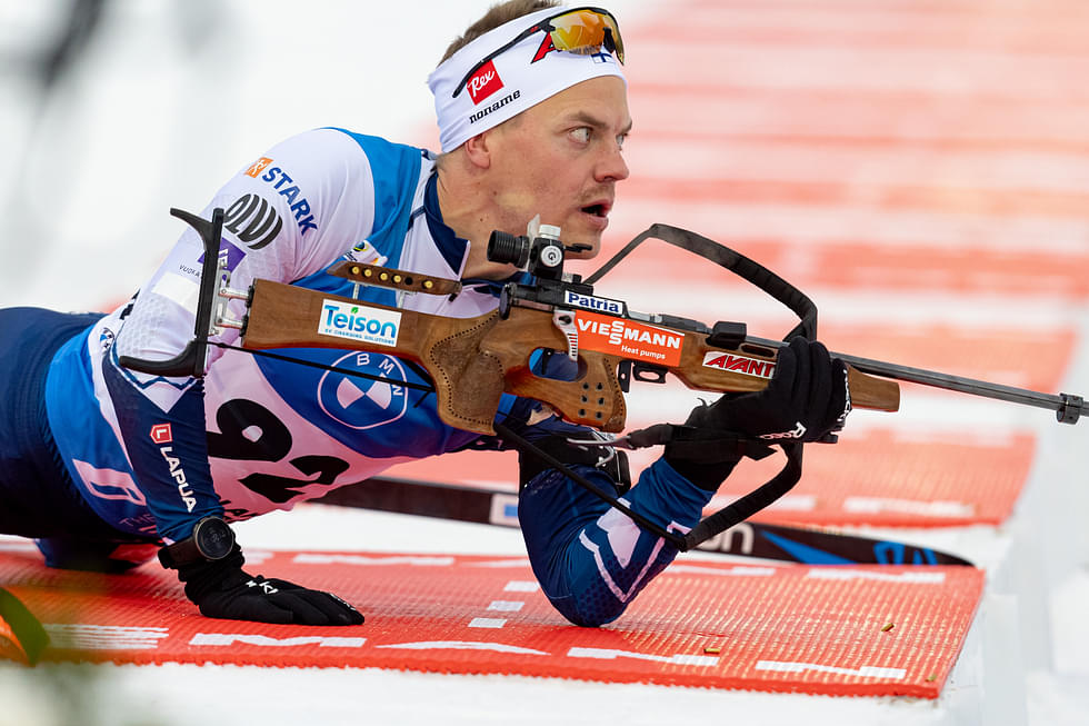 Heikki Laitinen on yksi IBU-cupin urheilijoista. Arkistokuva.