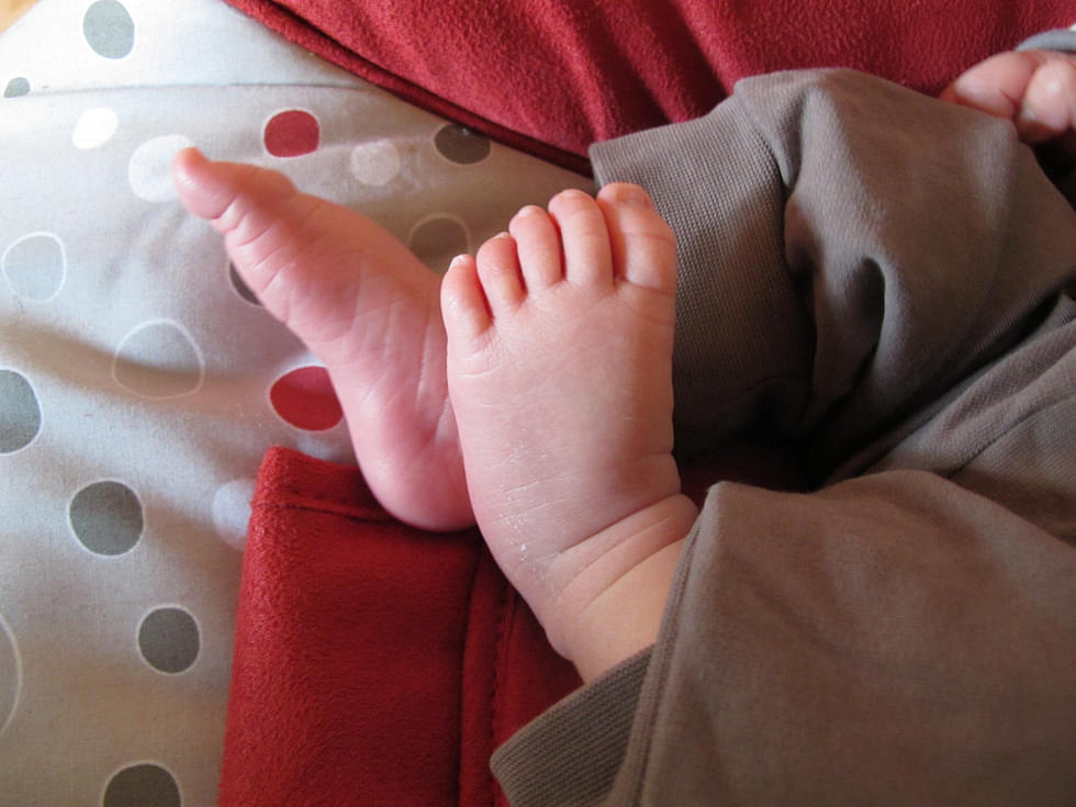 Joensuu-päivän ensimmäinen vauva syntyi noin puoli kolmelta yöllä. Kuvituskuva.
