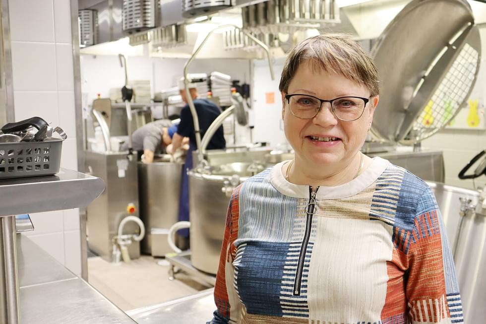 Kontiolahden koulun keittiö oli Päivi Kaikkosen työpaikka viimeiset 15 vuotta.