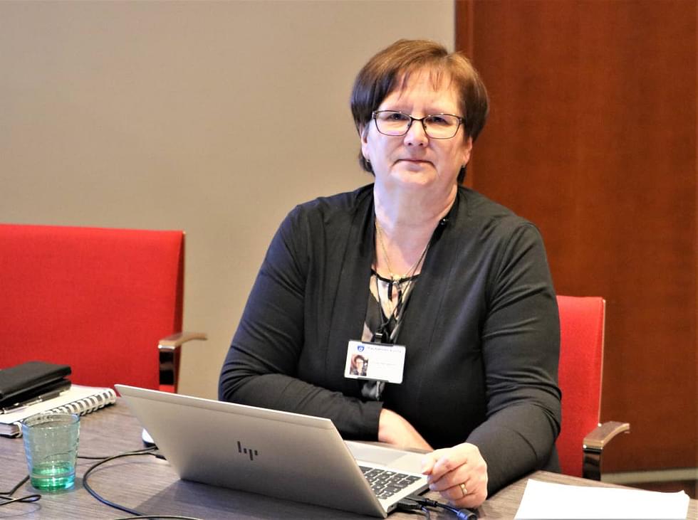 Eija Hämäläinen oli tänään perjantaina esittelemässä Rautjärven ensi vuoden talousarviota.