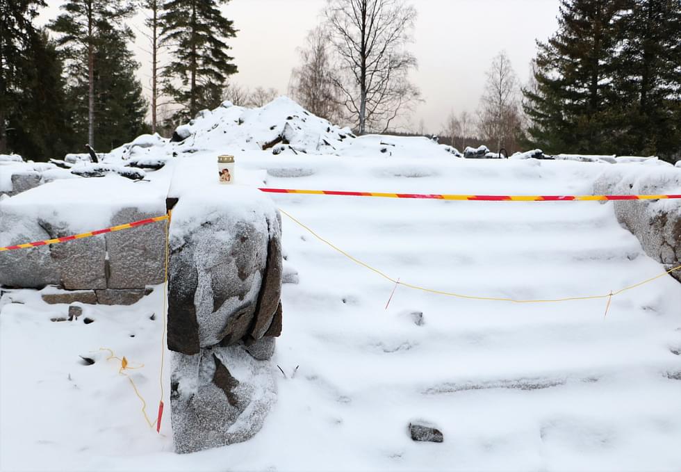 Rautjärven kirkko paloi joulupäivänä.
