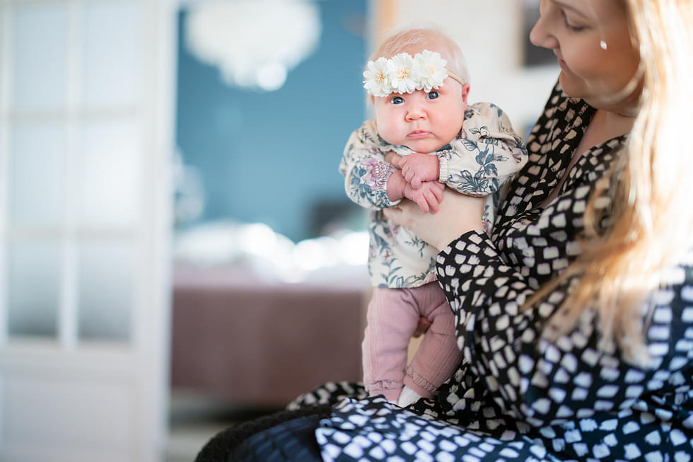 Vuoden 2024 ensimmäinen lapsi Nurmeksessa syntyi Laitisten perheeseen.