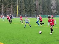 Ensimmäinen puoliaika nurmeslaisten hallintaa – FC Nurmeksen P14-joukkueen kausi alkoi kuitenkin tappiolla