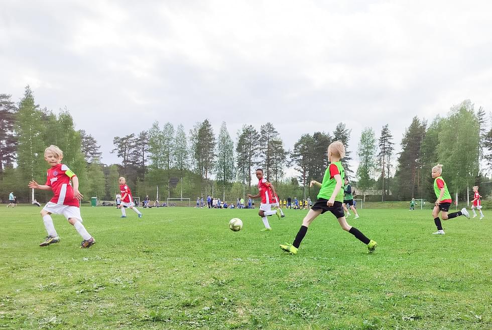 FC Nurmeksen P10-joukkue osallistui lauantaina Hippo-turnaukseen Riistavedellä.