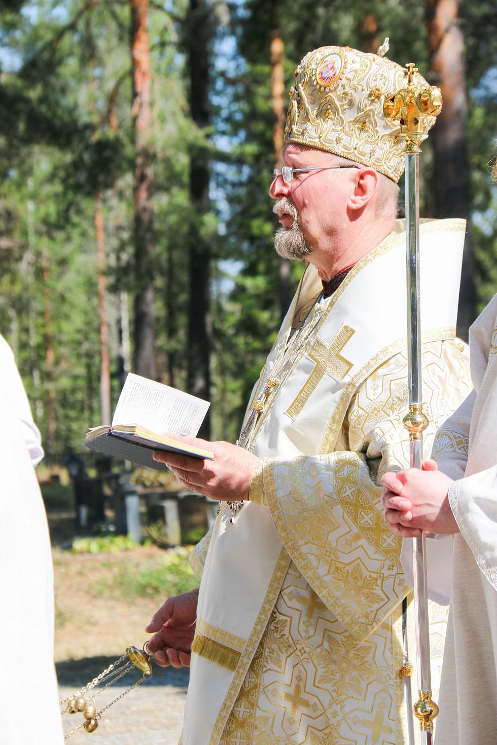 Kuopion ja Karjalan piispa, metropoliitta Arseni sanoi, että arkkipiispa Leon urassa on paljon aihetta kiitollisuuteen.