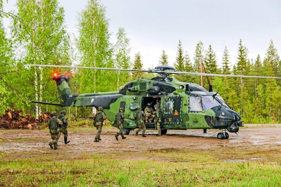 Viime vuonna Sotinpurolla harjoiteltiin helikopterievakuointia.